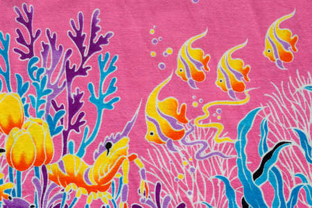 Sea batik design
