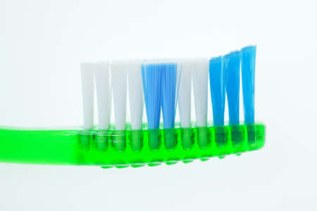 Toothbrush isolated on whiteの写真素材