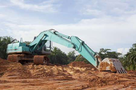 Heavy Duty Construction Equipment Parked
