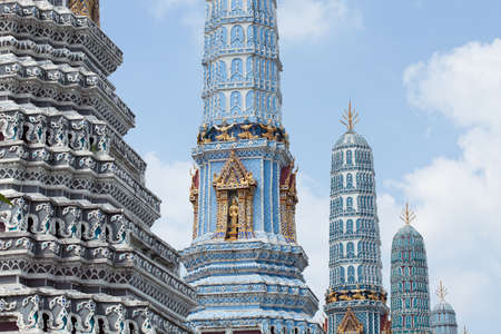 The Stupa at Grand Palace in Bangkok, Thailandの写真素材