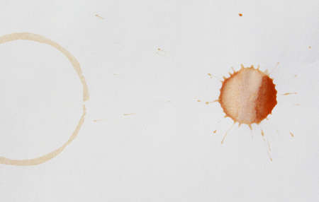 Coffee cup stainの写真素材