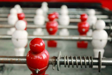 Old table soccer gameの写真素材