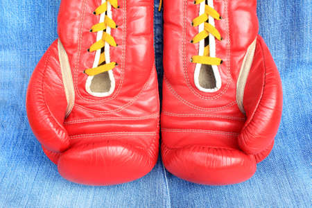 Boxing glovesの写真素材