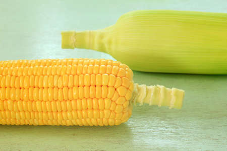 Grains of ripe corn