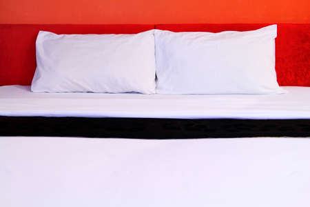 Empty bedの写真素材