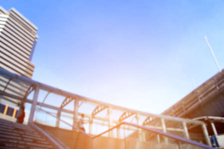 Cityscape scenes in Bangkok, Blurred backgroundの写真素材