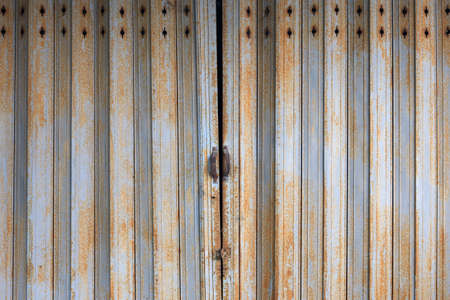 Old Rusty Metal Door in Thailand