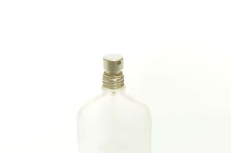 perfume bottle isolated on white backgroundの写真素材