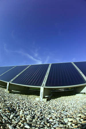 the details of a black a solar panel