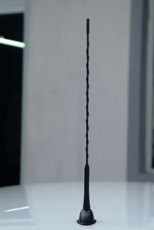 an illustration of a  black car antennaの写真素材