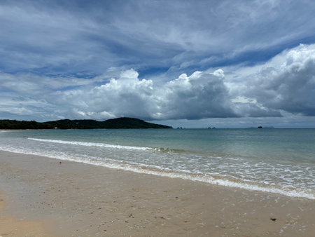 Tropical beach, Koh Samui, Thailand. nature backgroundの写真素材