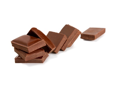 chocolate snack isolated