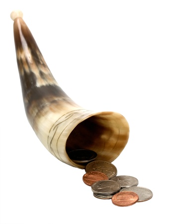cents horn isolated on white background