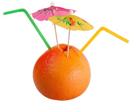 beach citrus cocktailsの写真素材