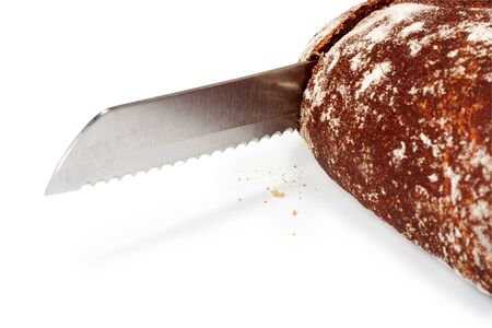 knife for bread isolated