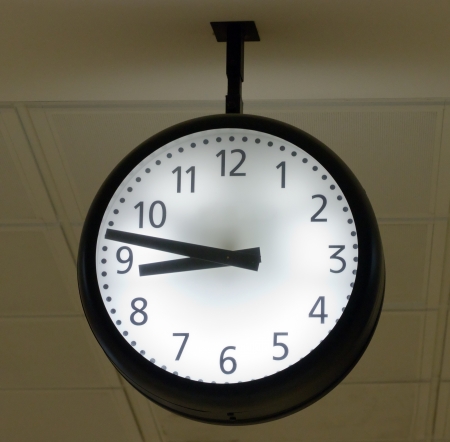 Wall clock - Business timeの写真素材