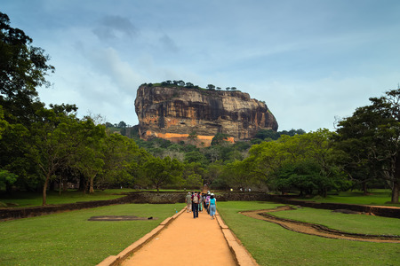 Sigiriya or Sinhagiri is an ancient rock fortress located in the northern Matale District near the town of Dambulla in the Central Province, Sri Lankaのeditorial素材