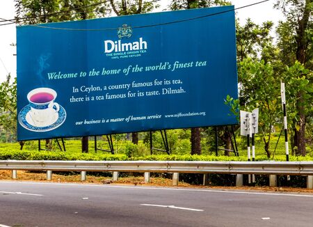 HAPUTALE, SRI LANKA - February 05, 2016: Sri Lankan family tea company Dilmah.のeditorial素材