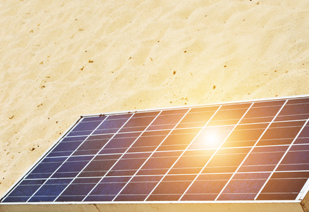 solar panels power sunlight station alternative energy from sun, mobile deviceの写真素材