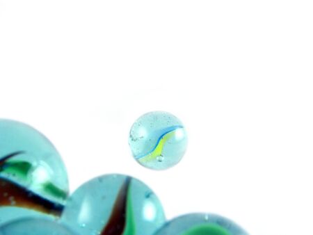 composition from object series: glass ballsの写真素材