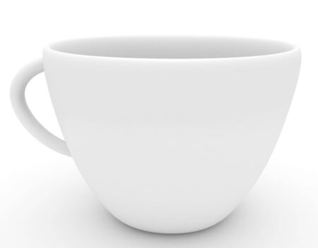 object series: white cup of coffe の写真素材