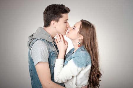 Valentine Couple. Happy Joyful Family. Love Concept. Valentines Day