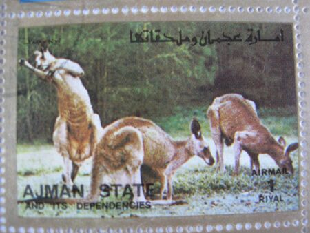Stamp. An old collection stamp. Mail of the USSR.の写真素材