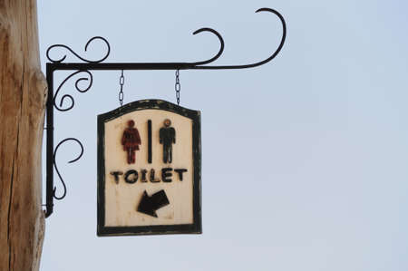 Graphic toilet sign and directionの写真素材