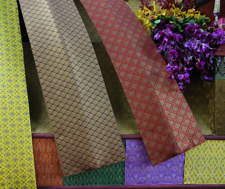 Vintage traditional Thai line art の写真素材