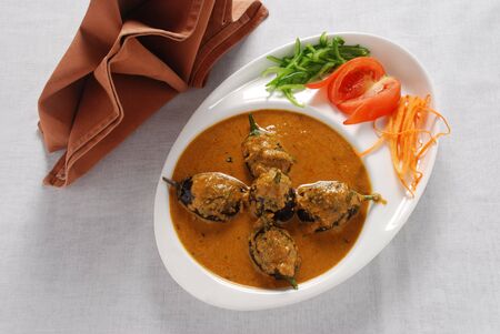 eggplant curry の写真素材