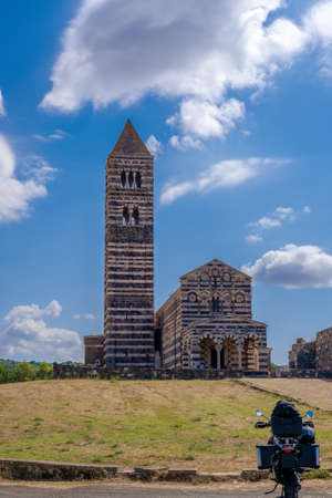 View at the Basilica Holy Trinity of Saccargiaの写真素材