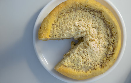 casu marzu - typical Sardinian cheese containing live insect larvae that create a pungent aromaの写真素材