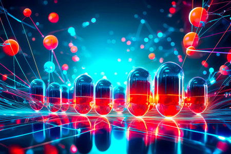 Innovative smart pills transforming healthcare with futuristic technology