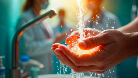 World Hand Hygiene Day â Clean Hands, Healthy Livesの写真素材