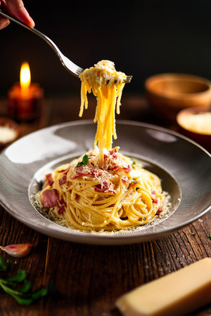 Delicious Pasta Plateの写真素材