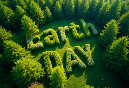 Planet Earth with Earth Day message, symbolizing climate change