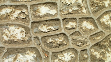 Background of stone wall texture with uncommon grout lines  