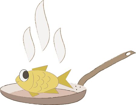 Fried fishの写真素材