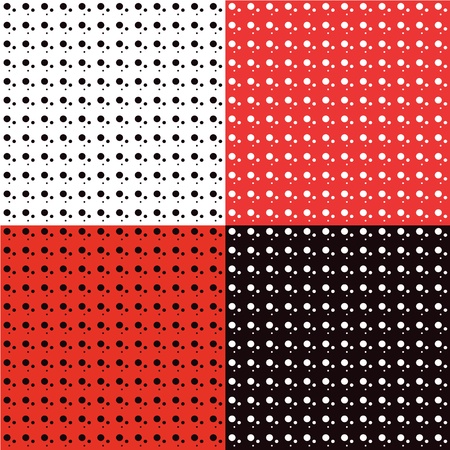 Backgrounds of polka dot patterns vectorのイラスト素材