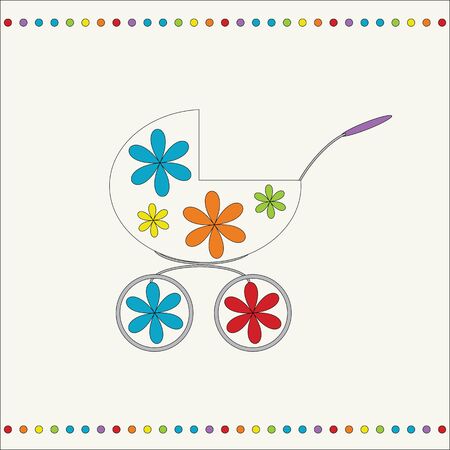 Baby card のイラスト素材