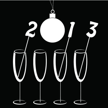 New years background のイラスト素材