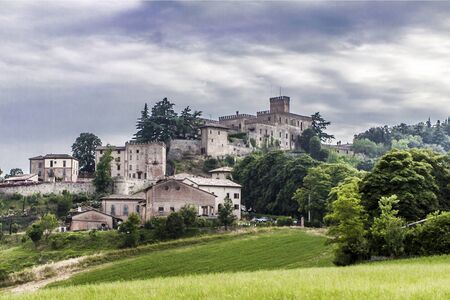Castello di Tabiano  Salsomaggiore Terme, Italy のeditorial素材
