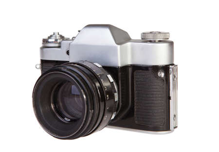 Old retro 35mm film camera soviet