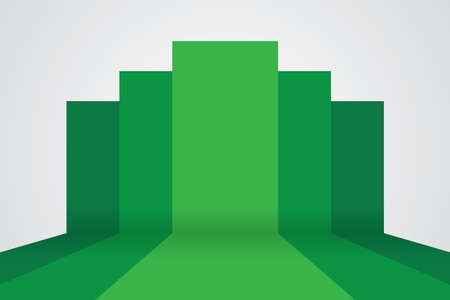 3d vector studio backdrop backgroundのイラスト素材