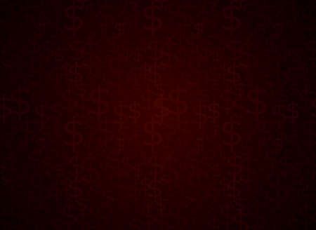 Dollar sign seamless vector backgroundのイラスト素材