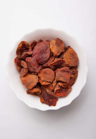 True sun dried organic apricotsの写真素材