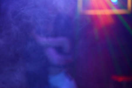 Sensual dance in the spotlight.の写真素材