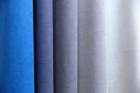 Colorful fabric is used for clothes, for women and men.の写真素材