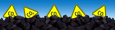A pile of black coal on an isolated background.の写真素材