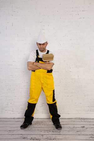 A professional building fitter ready for action at any time.
